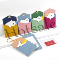 【hot sale】 △﹉℗ B11 Cartoon Animal PU Keychain Card Holder Bag Pendant