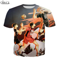 HX Anime Haikyuu Volleyball Junior 3D Print Fashion T-shirts Harajuku Clothes Tops Oversized Tee Shirts Tops Drop Shipping