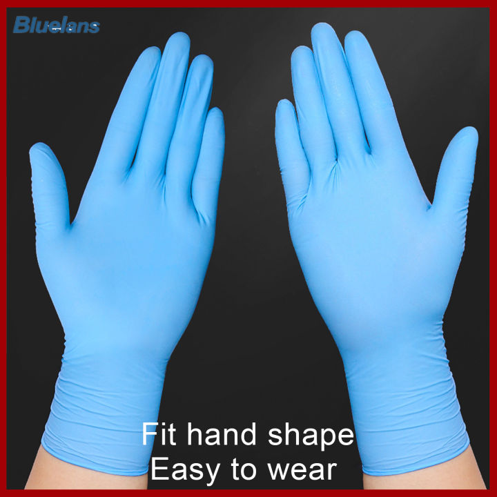 50ชิ้นถุงมือทิ้งผ้ากันเปื้อนไนไตรล์-anti-stain-ถุงมือทำความสะอาดสำหรับ-home