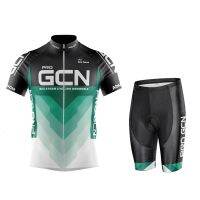 PRO GCN 2023ชุดสูทเสื้อผ้าสำหรับขี่จักรยานสำหรับผู้ชายฤดูร้อนจักรยานเสือภูเขาไตรกีฬาแห้งเร็วระบายอากาศได้ดี Ciclismo ชุดขี่จักรยาน Ropa