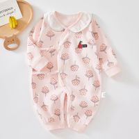 Autumn Newborn Infant Baby Clothes Cute Toddler Jumpsuits Boys Girls Long Sleeve Cotton Bodysuits Outfits