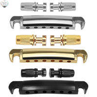 HK 1เซ็ตกีตาร์ไฟฟ้าหยุดบาร์ Tailpiece อ่อนนุชปรับคอลัมน์ชิ้นส่วนเข้ากันได้สำหรับ Les Paul Sg กีตาร์ไฟฟ้า