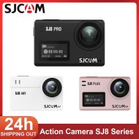 SJCAM หมวกกันน็อกสำหรับเล่นกีฬากันสั่นรีโมทคอนโทรลกันน้ำกล้องแอคชั่นแคมเมรา ASJ8อากาศ/SJ8พลัส/SJ8โปร1290P 4K WIFI กันสั่น