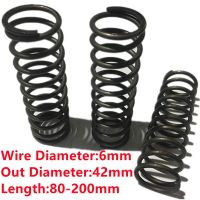 【LZ】 Custom Big Pressure Spring Heavy Duty Compression Spring6mm Wire Diax42 mm Out Diax60/70/80/90/100/120/150/200/250mm Length