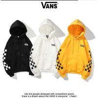 VANS new loose printed cotton casual long-sleeved hooded sweater