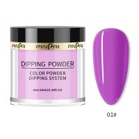 20Colors 10ml Dipping Powder Long-Lasting Natural Dry Acrylic Powder Nail Art Dip System Liquid