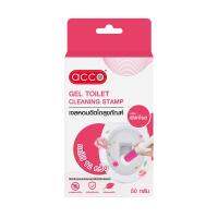 เจลหอมติดโถสุขภัณฑ์ ACCO 50 กรัม PINK ROSEGEL TOILET CLEANING STAMP ACCO 50G PINK ROSE **พลาดไม่ได้แล้วจ้ะแม่**