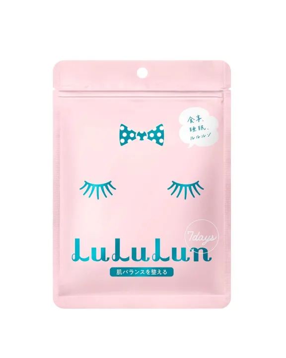 LULULUN FACE MASK 7 SHEETS PINK Lazada PH