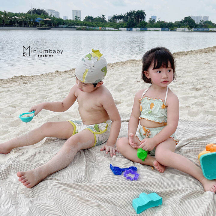 Bộ Đồ Bơi Cho Bé Trai, Bé Gái Từ 1-8 Tuổi, Bikini Đi Biển Cho Bé Hình Khủng  Long,Cà Rốt, Thỏ Dễ Thương Miniumbaby-B1221 | Lazada.Vn