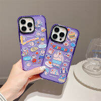 เคสการ์ตูนคุณปู่เคสกากเพชรสำหรับ iPhone ระยิบระยับ14 13 12 11 Pro Max เคส TPU แบบนิ่มเคสหลังซิลิโคนป้องกันสำหรับเด็กผู้หญิง