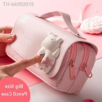 ✇ Multifunctional Large Capacity Decompression Pencil Case Cute Korean Stationery Cases Boys School Supplies Kawaii Pouch Bag Bags