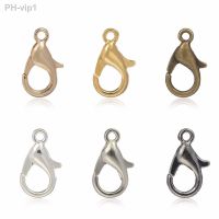 50pcs/lot Stainless Steel Lobster Clasp Hooks End Clasps Connectors for Necklace Bracelet Chain DIY Fashion Jewelry Findings