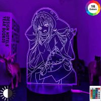 Genshin Impact Child Night Light Led Color Changing Usb Battery Powered Usb Lamp Gawr Gura Game Room Decor Unique Gift for Gamer