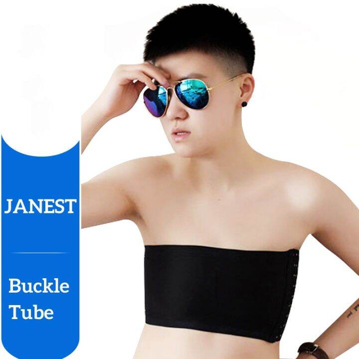 Women Tube Chest Binder Strapless Chest Supporter Breathable Tomboy
