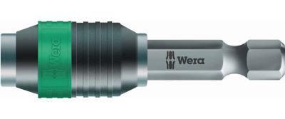 Wera - 5052502001 889/4/1 K Rapidaptor Universal Bit Holder for 1/4" Hex Drives, 2" Long 50mm