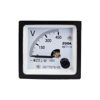 1PC 99T1-V 250V 300V 450V 10KV/100V AC Analog Meter Panel Gauge Voltage Meter 48*48MM Voltmeter Voltimetro Pointer Electrical Trade Tools  Testers