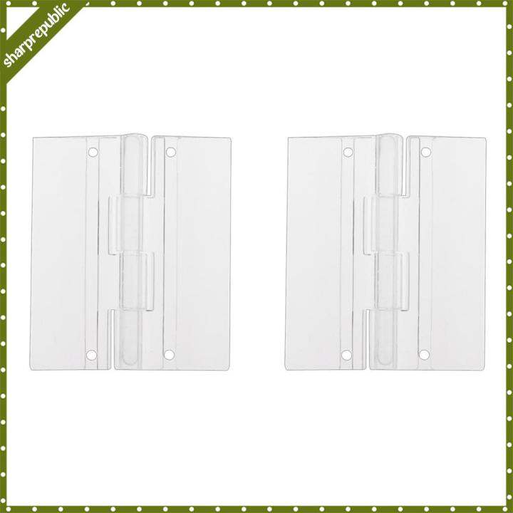 Sharprepublic 2pcs 45x38mm Clear Acrylic Plastic Folding Door Piano Sharprepublic 2pcs 45x38mm Clear Acrylic Plastic Folding Door Piano