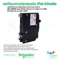 Schneider 1P เซอร์กิตเบรกเกอร์ 100A ลูกย่อย circuit breaker QOH1100X ชไนเดอร์
