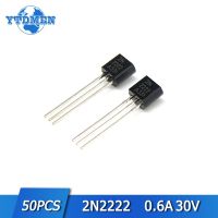 ✚ 50pcs 2N2222 Transistor Silicon NPN Transistor TO-92 Plastic Package General Amplifier 30v 0.6a Triode Transistor set In stock