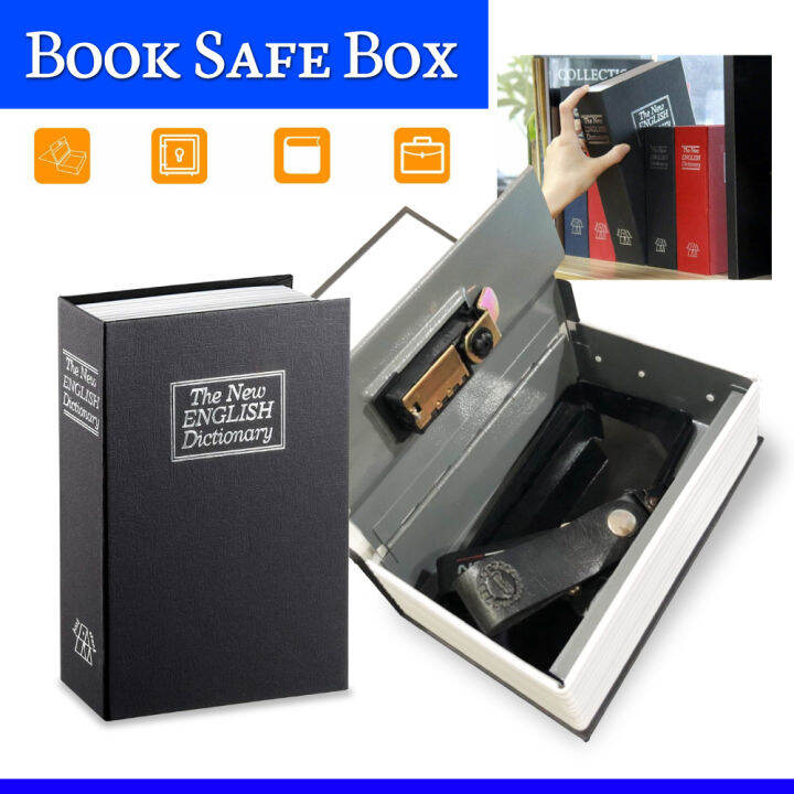 SAFE BOX BOOK ตู้เซฟหนังสือ เก็บเงิน เก็บของมีค่าได้แบบเนียนๆ ใส่