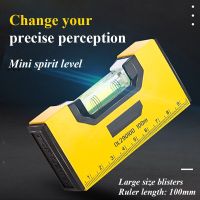 High Precision Spirit Level Set Magnetic Ruler Portable Level Ruler Level Measure Tools Levelling Instrument With Magnet Base