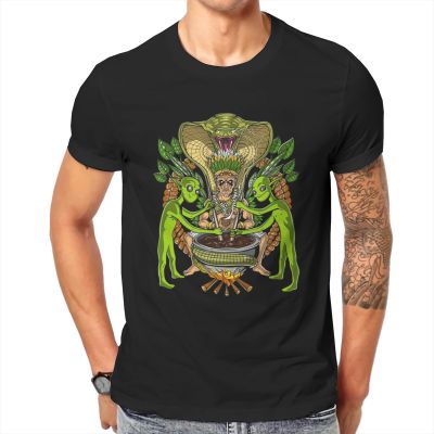 Ayahuasca Aliens Hipster Tshirts Psychonauts Razputin Linda Sasha Milla Morceau Game Male Style Fabric T Shirt