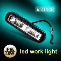 ไฟ LED ทำงาน 16 SMD48 วัตต์ 12 -24Vแถบ Spot &amp; หลอดไฟทาง LED SUV ขับรถออฟโร้ด