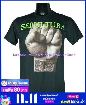 เสื้อวง SEPULTURA เสื้อยืดวงดนตรีร็อค เมทัล เสื้อร็อค  SRA1513 สินค้าในประเทศ