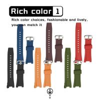 Silicone WatchBands Band For CASIO G-SHOCK GST-W300 GST-W300 400G S120 GST-W120L W130L S100 S110 Resin Accessories Watch Strap