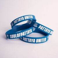 VOLT [สินค้าพร้อมส่ง] WRISTBAND 001 PATTAYA UNITED DARK BLUE ริสแบนด์ พัทยา ยูไนเต็ด สีฟ้า WB-0011