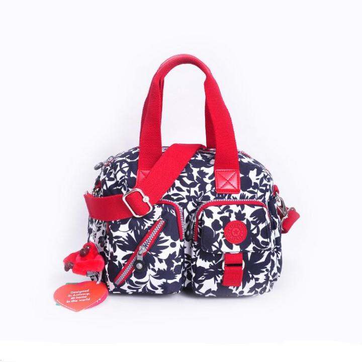 Kiplings ผู้หญิงสาวเลดี้ความจุขนาดใหญ่น้ำหนักเบากันน้ำไนล่อน defea ข้าม