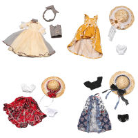 30cm Dolls Fashion Dolls Clothes Set For Accessories Diy Bjd Dolls Princess Dress Up Makeup Clothes Set For Girls