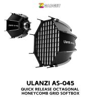 Ulanzi AS-045 Quick Release Octagonal Softbox (bowen) ร่มซอฟต์บ็อกซ์ โคมร่มแบบ 8 เหลียม พร้อมกริด สำหรับไฟสตูดิโอ ไฟแฟลช