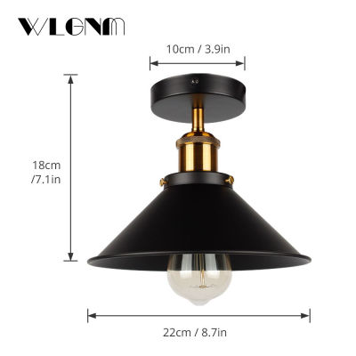 Industrial Ceiling Light vintage ceiling lamp Retro Loft ceiling lighting American country light fixtures Free shipping