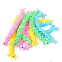 ONECEW 2/3/5/10 pcs Children Random Color Autism Vent Stretch String TPR Rope Anti Stress Toys Worm Noodle