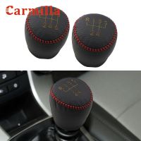 {DAC Auto Parts} Carmilla Leather 5 6 Speed MT หัวเกียร์รถยนต์ปลอกคอสำหรับ Chevrolet Cruze ซีดานแฮชแบ็คลูกบิด2009-2016 Penutup REM Tangan สำหรับ FR