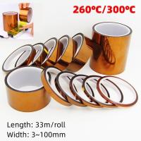 33M Widths 3mm-100mm Heat Resistant High Temperature High Insulation Electronics Industry Welding Polyimide Kapton Tape Adhesives Tape