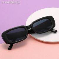 ❄ Vintage Black Square Sunglasses Woman Luxury Brand Small Rectangle Sun Glasses Female Gradient Clear Mirror Oculos De Sol