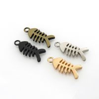 1pcs Metal Fishbone Shape Pendant Fashion Buckle for Handbag Purse Luggage Garment Shoes Hardware Closure Bag Parts Accessories