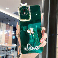 เคสสำหรับ โทรศัพท์ VIVO Y02 Y02A Y02T ผีเสื้อเพชร3มิติ