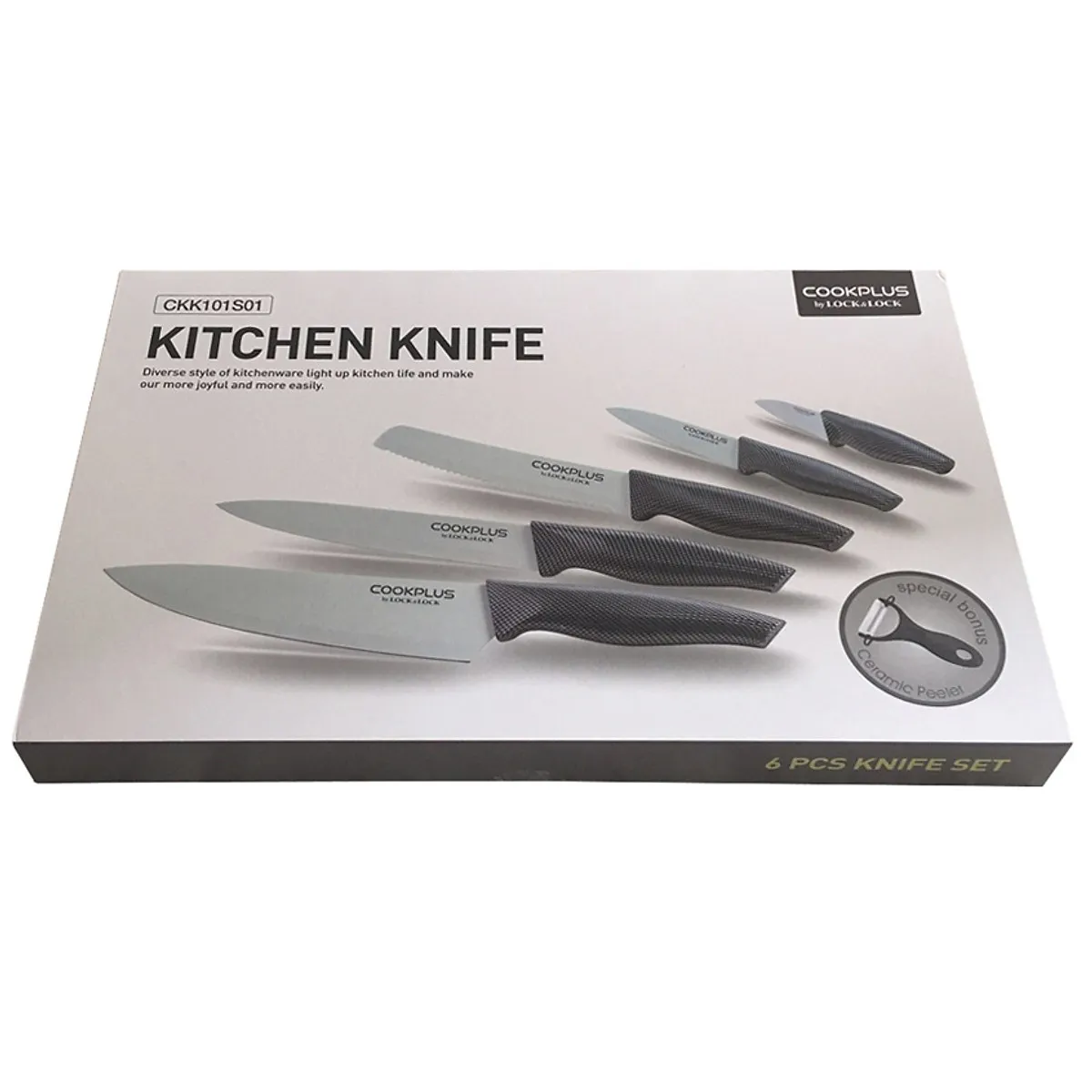 Nếu bạn đang tìm kiếm một bộ dao nhà bếp đa năng và đẳng cấp, thì bộ dao nhà bếp 6 món Lock&Lock CKK101S01 chắc chắn sẽ là sự lựa chọn tuyệt vời cho bạn.