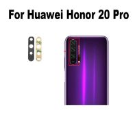 ต้นฉบับสําหรับ Huawei Honor 20 Pro กล้องด้านหลังกระจกเปลี่ยนเลนส์ด้านหลังด้วยสติกเกอร์กาว