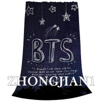 BTS Bangtan Army Custom Ultra-Soft Fleece Blanket Warm Throw Blankets For Sofa/Couch/Bed/Outdoor 40x60inch 04