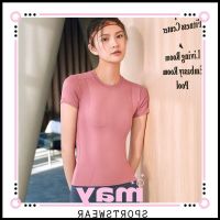 COD dsdgfhgfsdsss Maysport T-shirt Womens shirt Short Sleeve Sports Yoga Gym Fitness Aerobics Zumba 8002