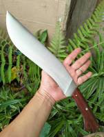 มีดกุรข่า Kukri มีดเดินป่า มีดมาเชเต้ มีดพก Machete มีดแคมป์ ใบ 11” SUP9 Full tang ตีร้อนชุบแข็ง ผิวขัด ด้ามไม้พะยูง หมุดโมเสค