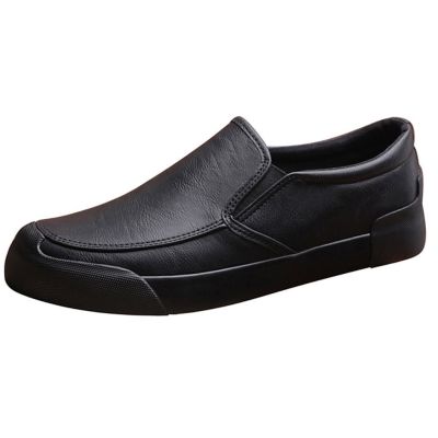 NewFashion Leather Men Shoes Casual Flat Men Shoes Waterproof Breathable Loafers Men High Quality Moccasins Comfortable Hot Sale