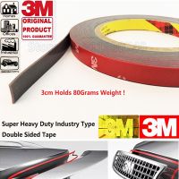 【Taiyong Electric】3 M 3เมตร3 M VHB 0.8มม. ติดตั้งหนักสองด้านกาวอะคริลิโฟมเทป6มม. 8มม. 10มม. 12มม. 15มม. 20มม. 30มม. 40มม. 50มม