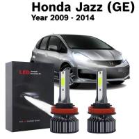 6000K หลอดไฟแอลอีดีสำหรับ Honda Jazz GE 2009-2014ด้านหน้าชุดไฟฉายติดศีรษะ HIGH BEAM จำนวน2