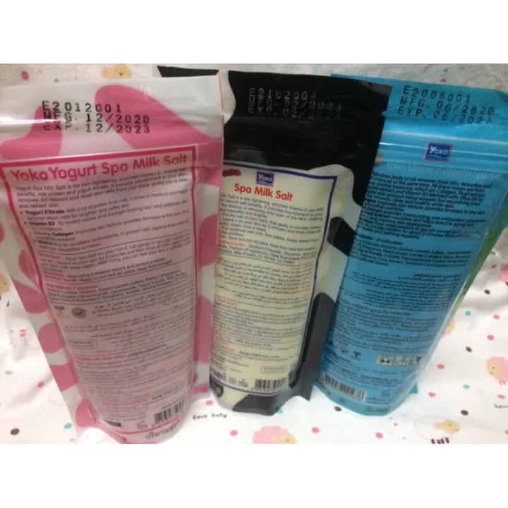 YOKO body salt scrub (yogurt milk spa,milk ,marine collagen) Lazada PH