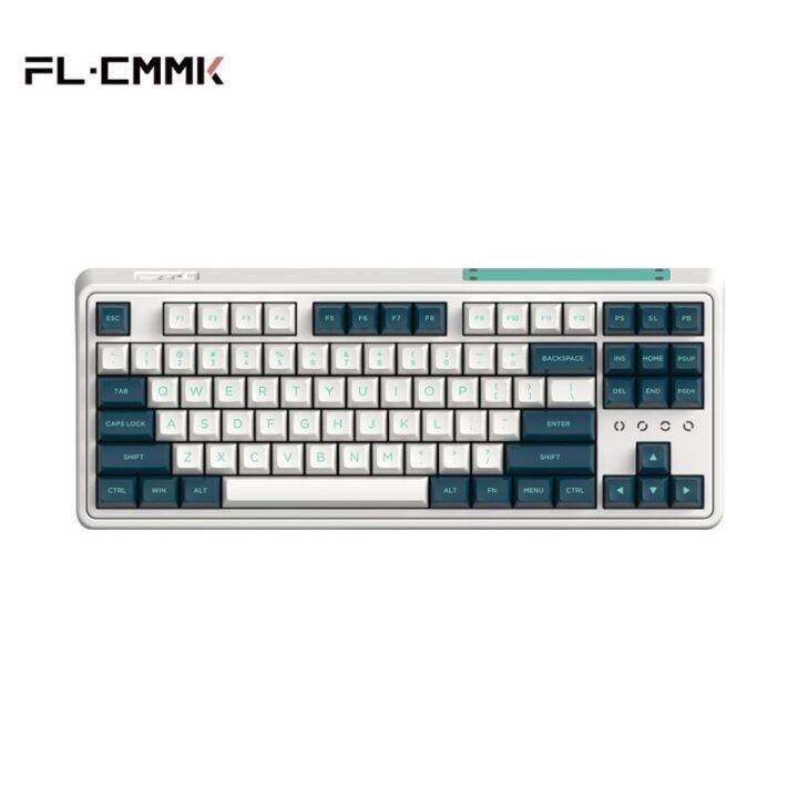 FL·ESPORTS CMK87-SA Single-Mode Mechanical Keyboard 87 Keys Full-Key ...
